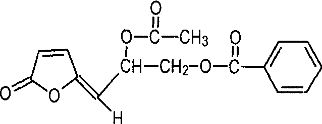 (4E)-6-乙酰氧基-7-苯甲酰氧基-2，4-庚二烯-4-內(nèi)酯