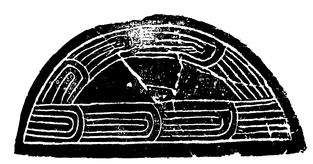 2.重環(huán)紋瓦當(dāng) 西周