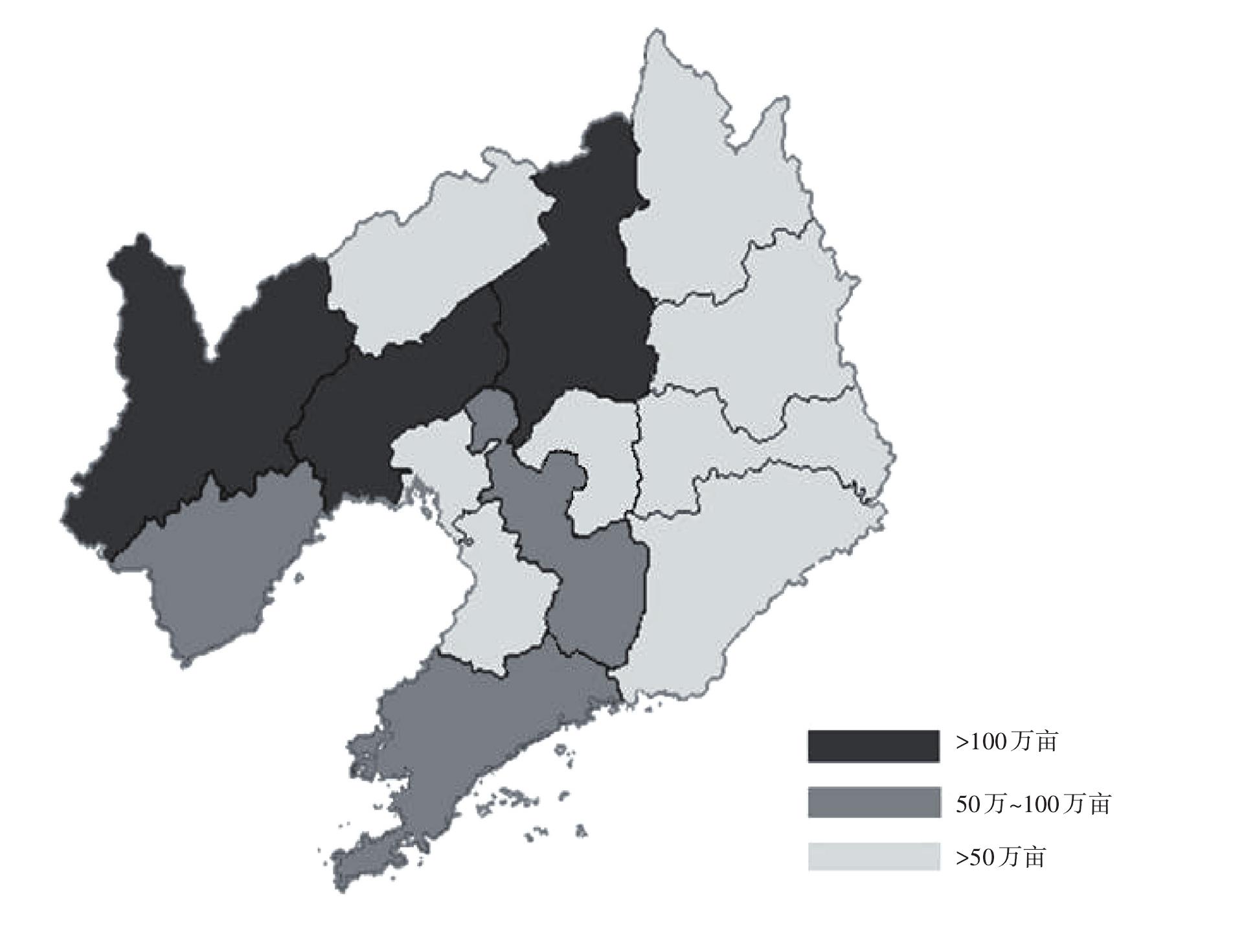 1.3 遼寧省設(shè)施農(nóng)業(yè)布局